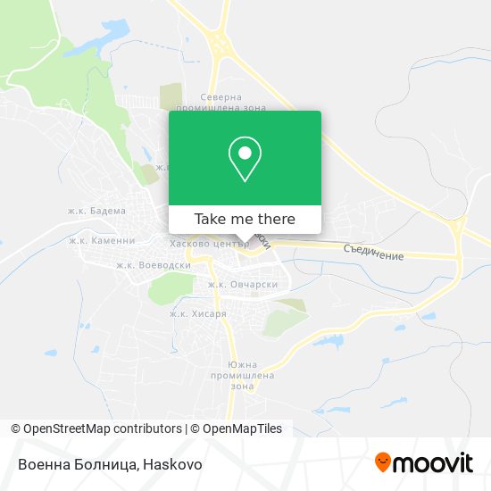 Военна Болница map