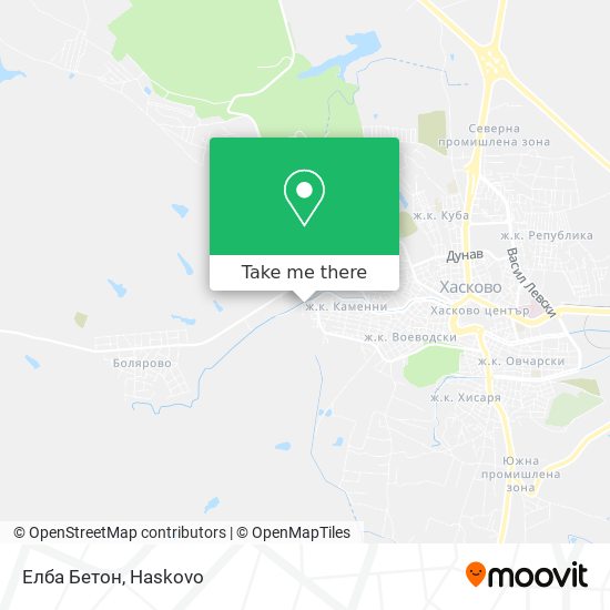 Елба Бетон map
