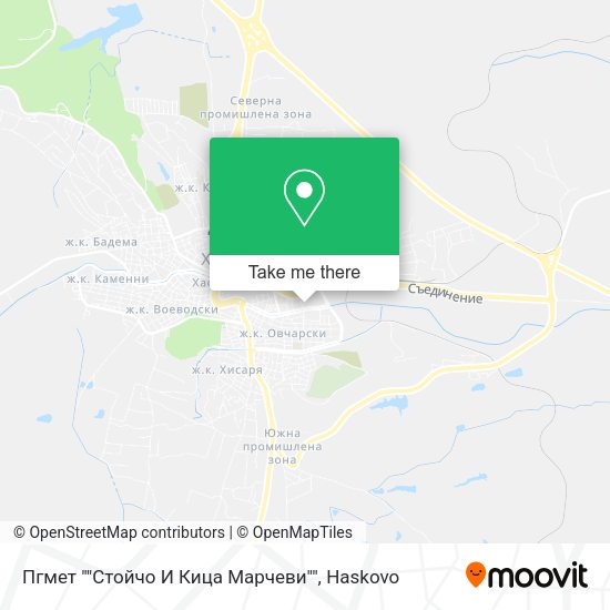 Карта Пгмет ""Стойчо И Кица Марчеви""