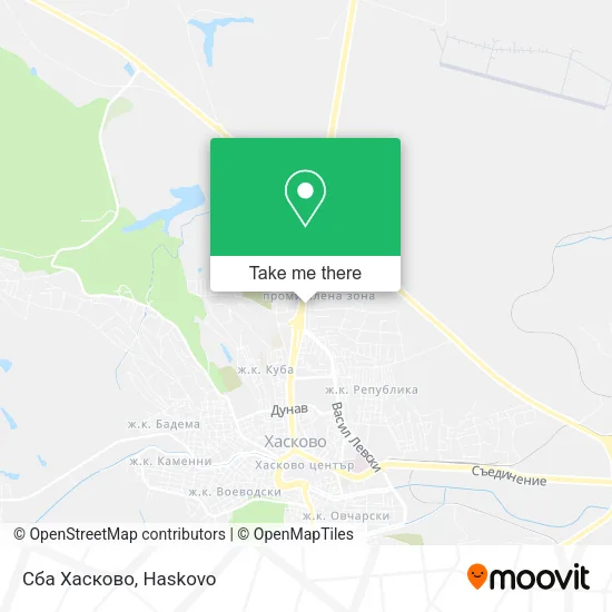 Карта Сба Хасково