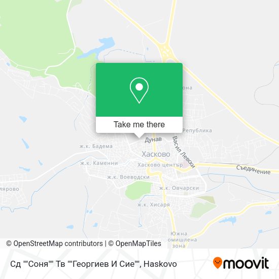 Карта Сд ""Соня"" Тв ""Георгиев И Сие""