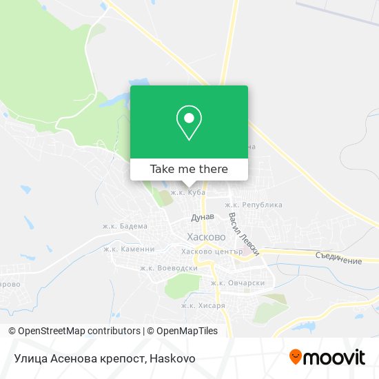 Улица Асенова крепост map