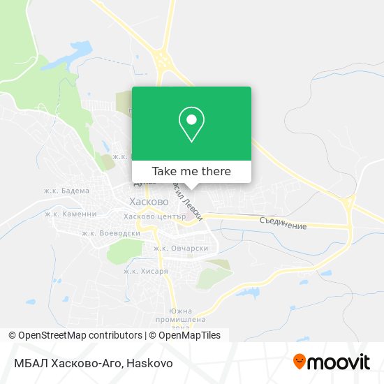 МБАЛ Хасково-Аго map