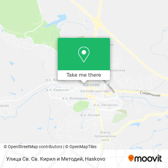 Улица Св. Св. Кирил и Методий map