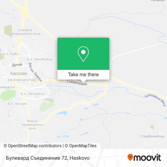 Карта Булевард Съединение 72