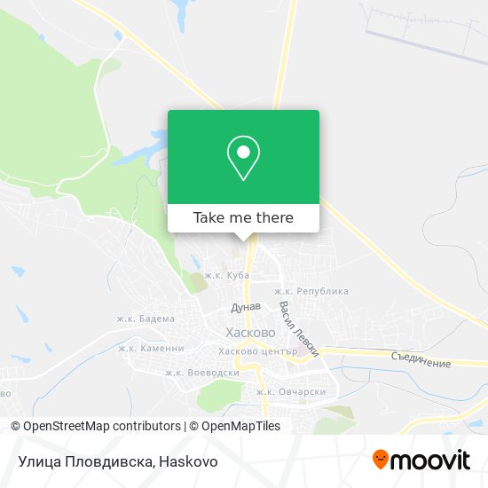 Улица Пловдивска map