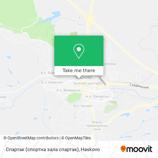 Спартак (спортна зала спартак) map