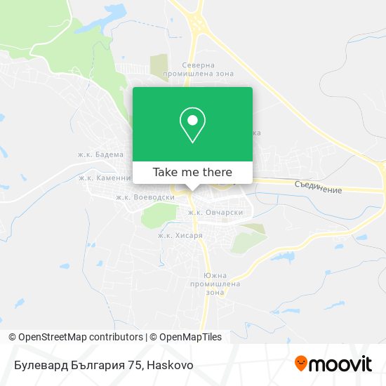 Булевард България 75 map