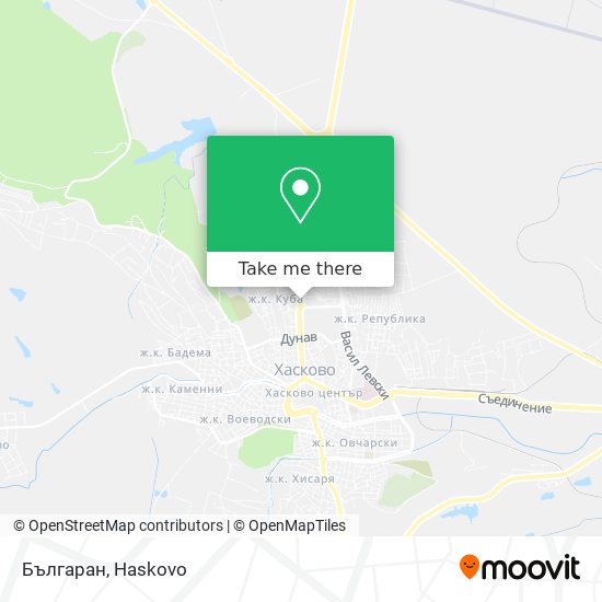 Българан map