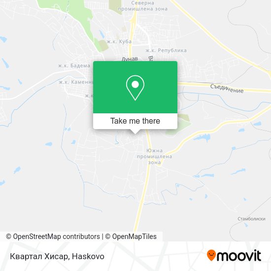 Карта Квартал Хисар