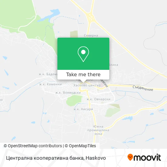 Централна кооперативна банка map