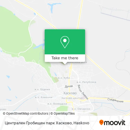 Централен Гробищен парк Хасково map