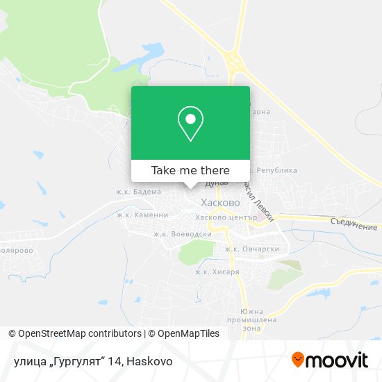 Карта улица „Гургулят“ 14