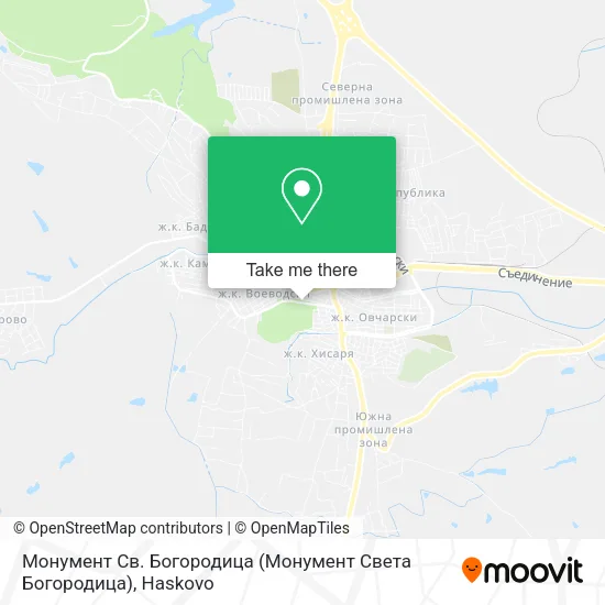 Карта Монумент Св. Богородица (Монумент Света Богородица)