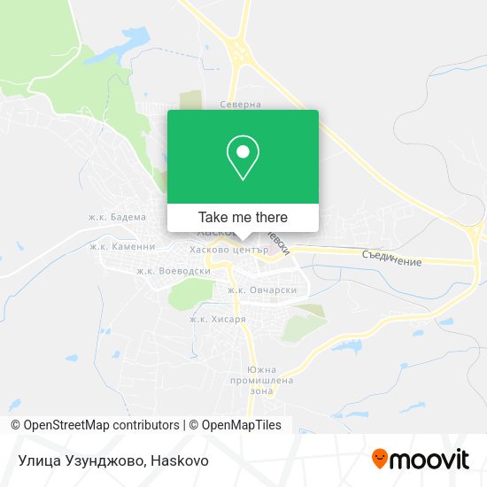 Карта Улица Узунджово
