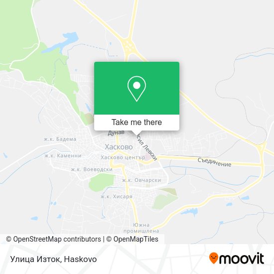 Карта Улица Изток