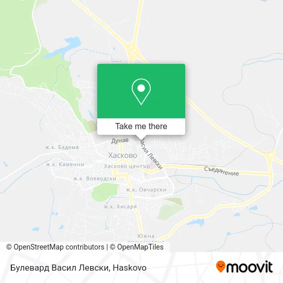 Карта Булевард Васил Левски