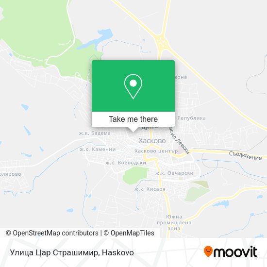 Карта Улица Цар Страшимир