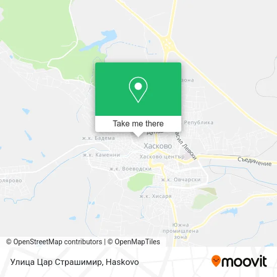 Карта Улица Цар Страшимир