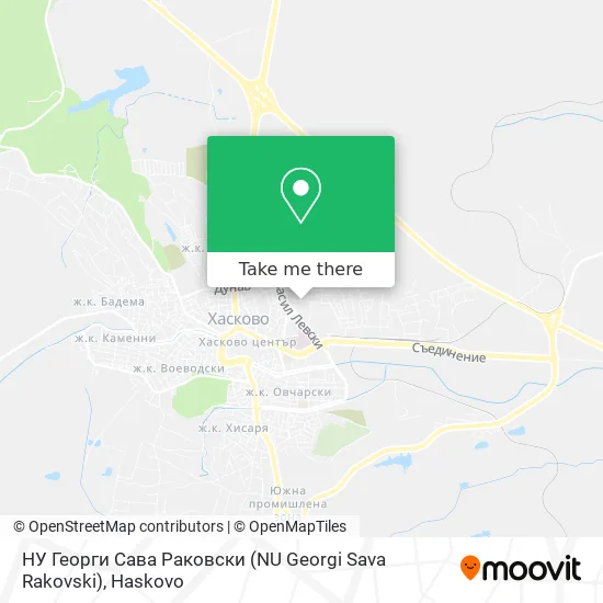 НУ Георги Сава Раковски (NU Georgi Sava Rakovski) map