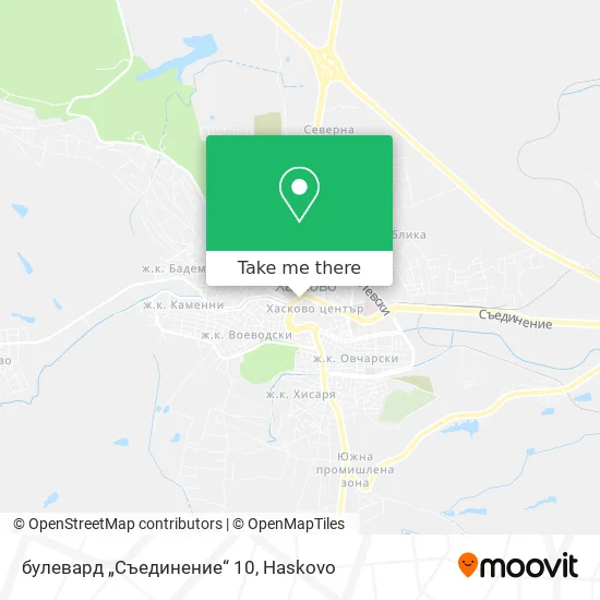 булевард „Съединение“ 10 map