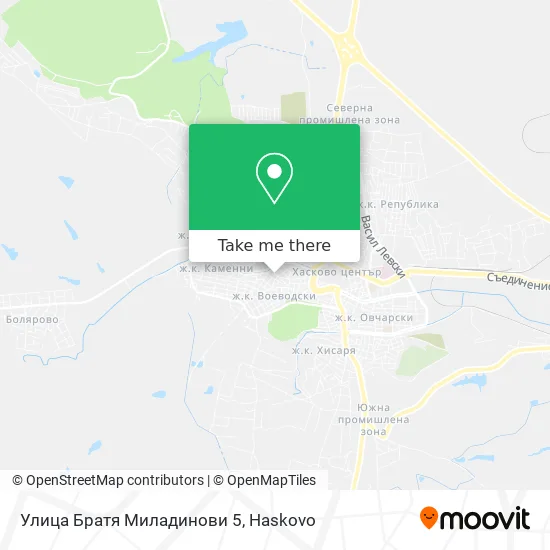 Улица Братя Миладинови 5 map
