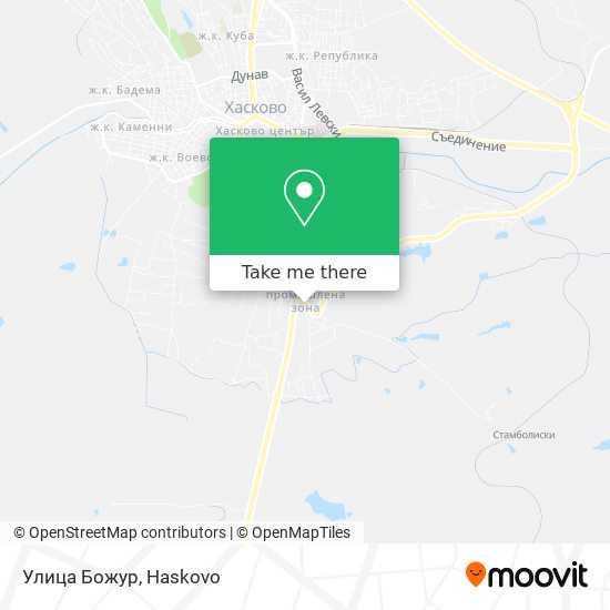 Улица Божур map