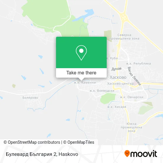 Карта Булевард България 2
