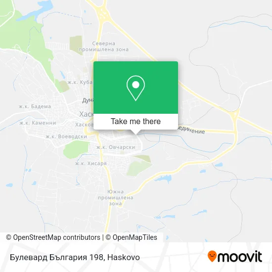 Карта Булевард България 198