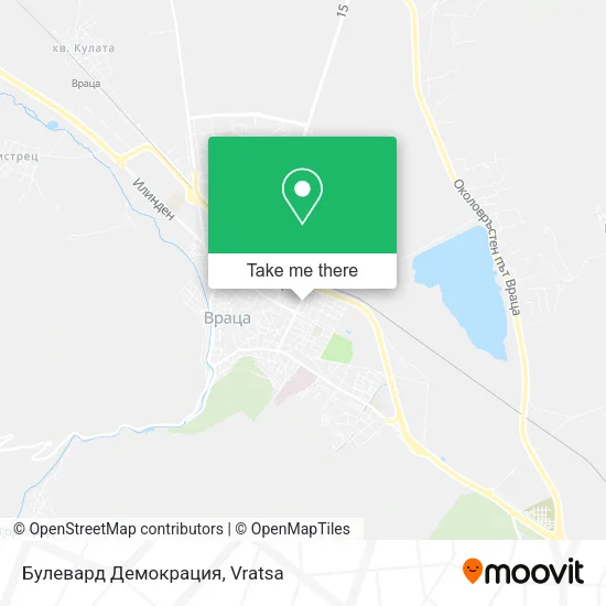 Карта Булевард Демокрация