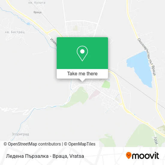 Карта Ледена Пързалка - Враца