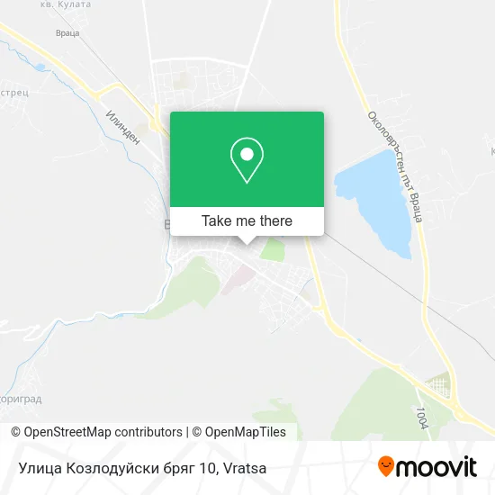 Карта Улица Козлодуйски бряг 10