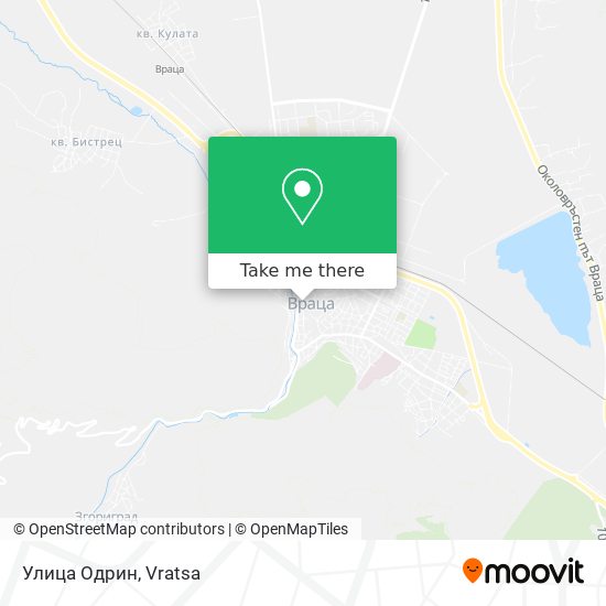 Улица Одрин map