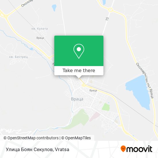 Улица Боян Секулов map