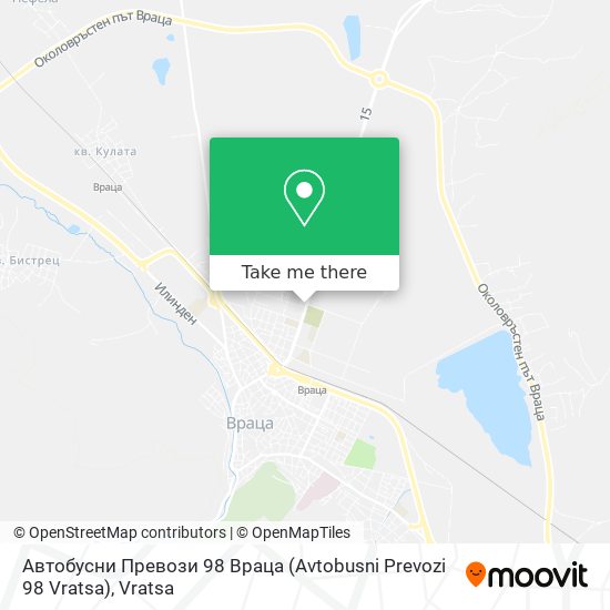 Автобусни Превози 98 Враца (Avtobusni Prevozi 98 Vratsa) map