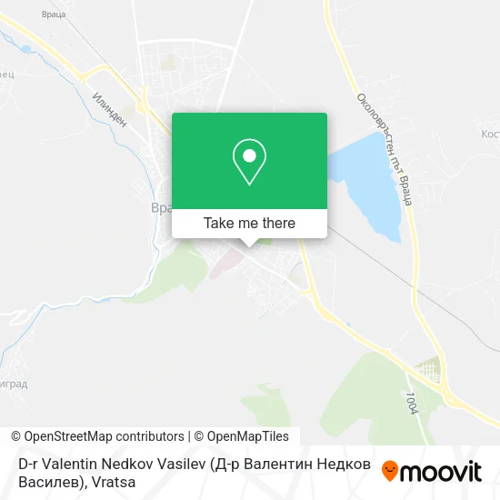 Карта D-r Valentin Nedkov Vasilev (Д-р Валентин Недков Василев)