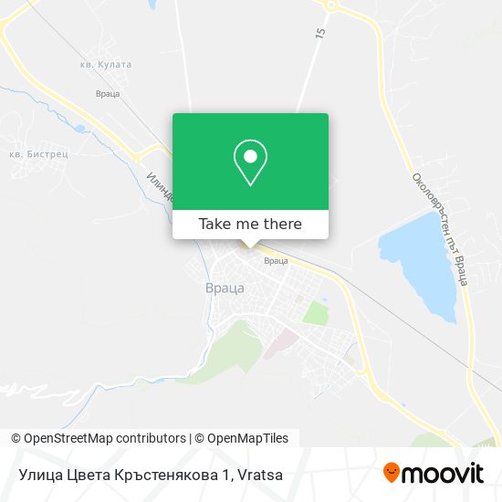 Улица Цвета Кръстенякова 1 map