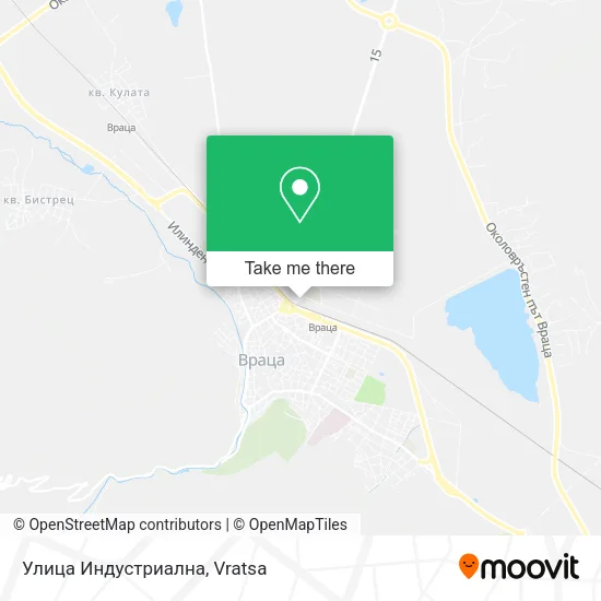 Карта Улица Индустриална
