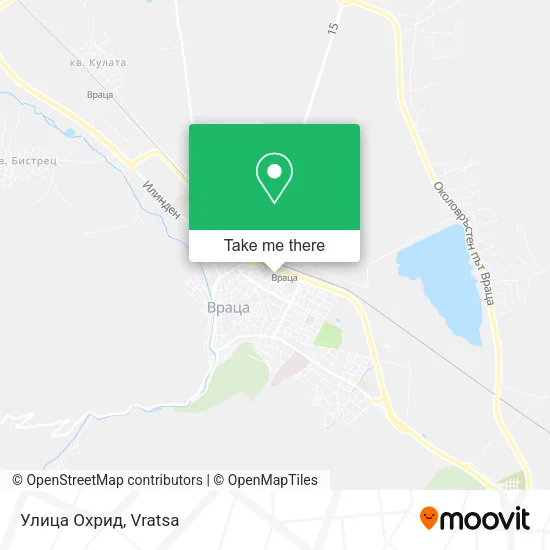 Карта Улица Охрид