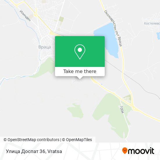 Улица Доспат 36 map