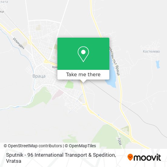 Sputnik - 96 International Transport & Spedition map