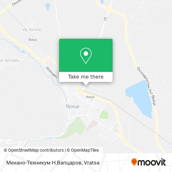 Карта Механо-Техникум Н.Вапцаров