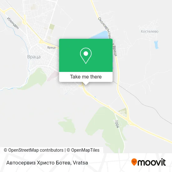 Карта Автосервиз Христо Ботев