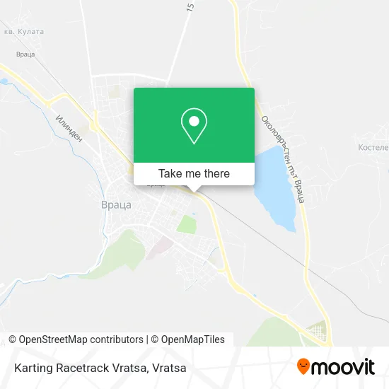 Карта Karting Racetrack Vratsa