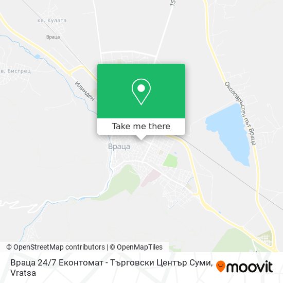Враца 24 / 7 Еконтомат - Търговски Център Суми map