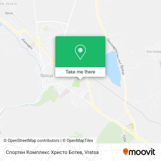 Карта Спортен Комплекс Христо Ботев
