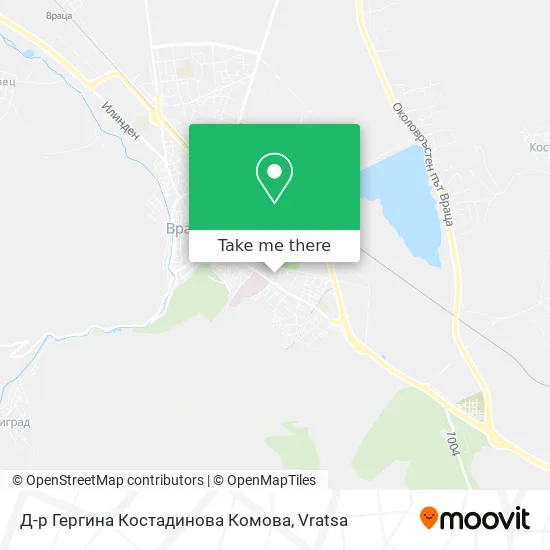 Карта Д-р Гергина Костадинова Комова