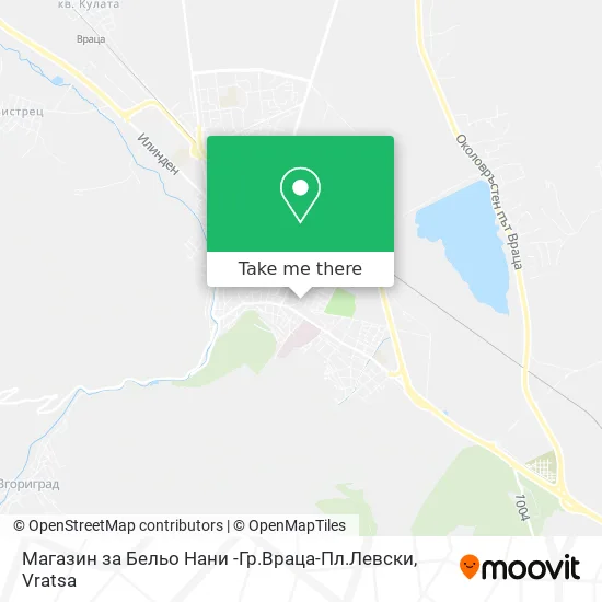 Карта Магазин за Бельо Нани -Гр.Враца-Пл.Левски