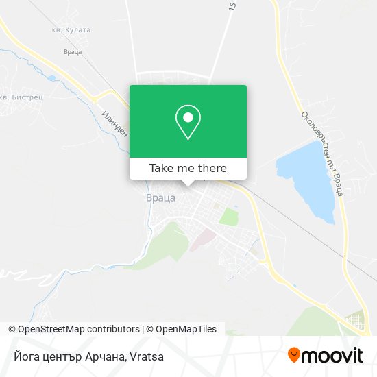 Йога център Арчана map