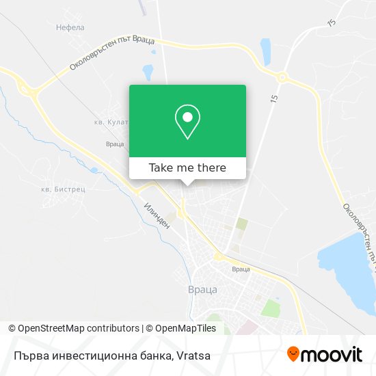 Първа инвестиционна банка map